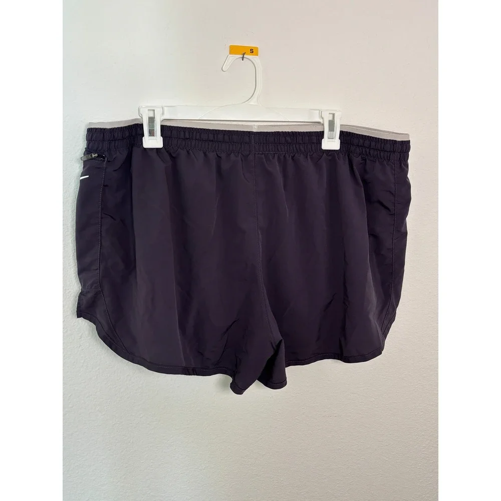 Nike Dri-FIT Mens XXL Purple Running Shorts Athletic Gym Workout Pocket
